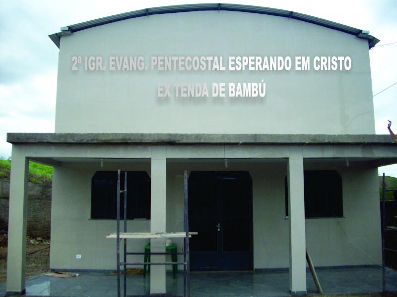 2ª. Igr. Ev. Pent. Esperando em Cristo -Ex Tenda de Bambú - Letreiro - TANGUÁ